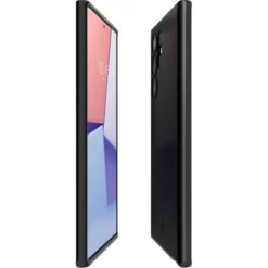Spigen Samsung|Galaxy S22 Ultra-ETUI Samsung Galaxy S22 Ultra Thin Fit Czarne