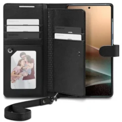 Spigen Samsung|Galaxy S25-ETUI SAMSUNG GALAXY S25 ULTRA WALLET ”S” CZARNE