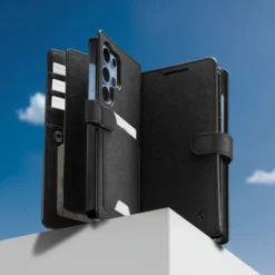 Spigen Samsung|Galaxy S25-ETUI SAMSUNG GALAXY S25 ULTRA WALLET ”S” CZARNE