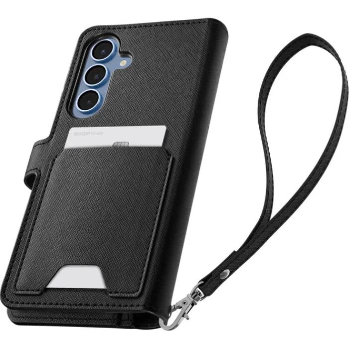 Spigen Samsung|Galaxy S25 Plus-ETUI SAMSUNG GALAXY S25+ WALLET ”S” CZARNE