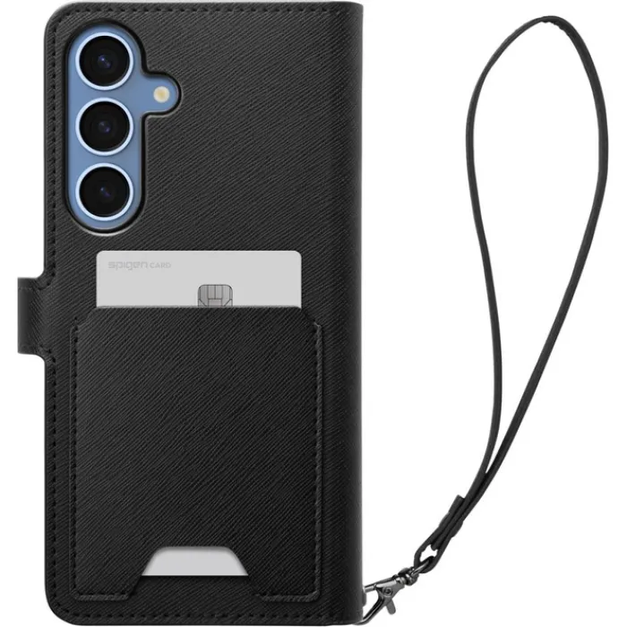 Spigen Samsung|Galaxy S25 Plus-ETUI SAMSUNG GALAXY S25+ WALLET ”S” CZARNE