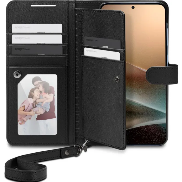 Spigen Samsung|Galaxy S25 Plus-ETUI SAMSUNG GALAXY S25+ WALLET ”S” CZARNE