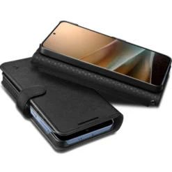 Spigen Samsung|Galaxy S25 Plus-ETUI SAMSUNG GALAXY S25+ WALLET ”S” CZARNE