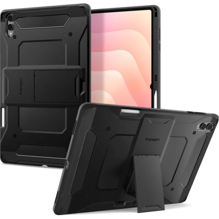 Spigen Galaxy Tab S11 Ultra 14.6|Samsung-ETUI SAMSUNG GALAXY TAB S11 ULTRA 14.6 X930 / X936B TOUGH ARMOR PRO BLACK