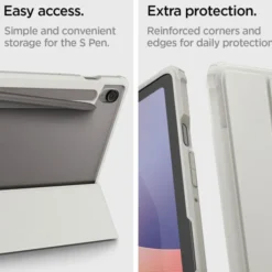 Spigen Galaxy Tab S10 Fe 10.9|Galaxy Tab S10 Fe+ Plus 13.1-ETUI SAMSUNG GALAXY TAB S10 FE ULTRA HYBRID PRO GRAY