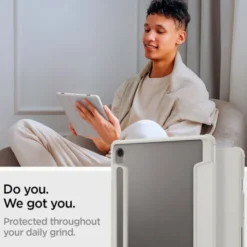 Spigen Galaxy Tab S10 Fe 10.9|Galaxy Tab S10 Fe+ Plus 13.1-ETUI SAMSUNG GALAXY TAB S10 FE ULTRA HYBRID PRO GRAY