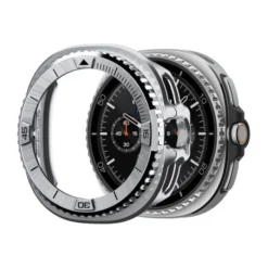 Spigen Galaxy Watch 8 Classic 46Mm|Samsung-ETUI SAMSUNG GALAXY WATCH 8 CLASSIC (46 MM) BEZEL TUNE PRO PILOT SILVER