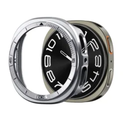 Spigen Galaxy Watch 8 44Mm|Samsung-ETUI SAMSUNG GALAXY WATCH 8 (44 MM) BEZEL TUNE PRO PILOT RAMKA SILVER