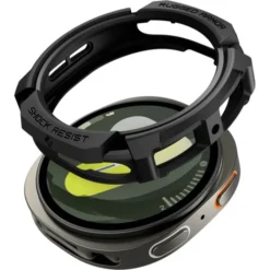 Spigen Galaxy Watch 8 44Mm|Samsung-ETUI SAMSUNG GALAXY WATCH 8 44 MM RUGGED ARMOR MATTE CZARNE