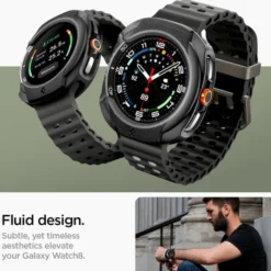 Spigen Galaxy Watch 8 Classic 46Mm|Samsung-ETUI SAMSUNG GALAXY WATCH 8 CLASSIC 46 MM LIQUID AIR MATTE CZARNE