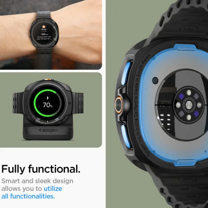 Spigen Galaxy Watch 8 Classic 46Mm|Samsung-ETUI SAMSUNG GALAXY WATCH 8 CLASSIC 46 MM LIQUID AIR MATTE CZARNE