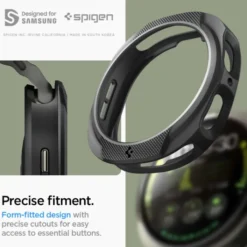 Spigen Galaxy Watch 8 44Mm|Samsung-ETUI SAMSUNG GALAXY WATCH 8 44 MM LIQUID AIR MATTE CZARNE