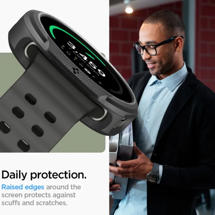 Spigen Galaxy Watch 8 44Mm|Samsung-ETUI SAMSUNG GALAXY WATCH 8 44 MM LIQUID AIR MATTE CZARNE