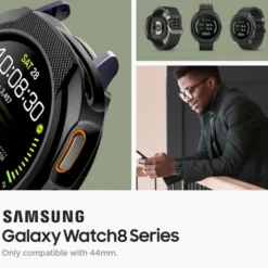 Spigen Galaxy Watch 8 44Mm|Samsung-ETUI SAMSUNG GALAXY WATCH 8 44 MM LIQUID AIR MATTE CZARNE