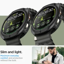 Spigen Galaxy Watch 8 40Mm|Samsung-ETUI SAMSUNG GALAXY WATCH 8 40 MM LIQUID AIR MATOWE CZARNE