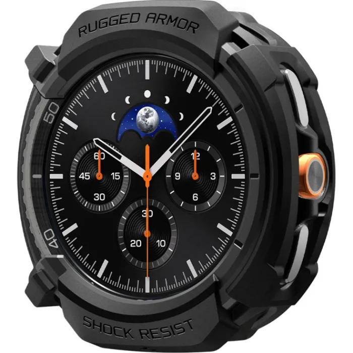 Spigen Galaxy Watch 8 Classic 46Mm|Samsung-ETUI SAMSUNG GALAXY WATCH 8 CLASSIC 46 MM RUGGED ARMOR MATTE CZARNE