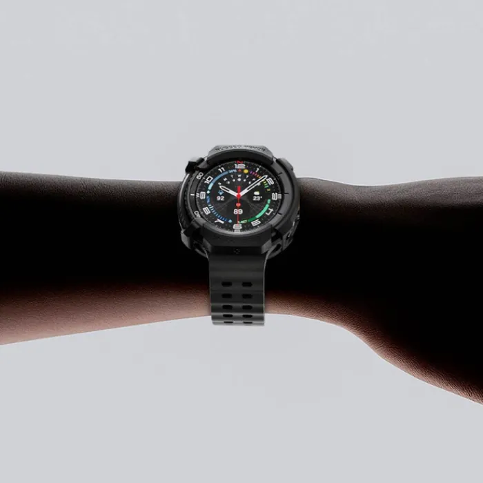 Spigen Galaxy Watch 8 Classic 46Mm|Samsung-ETUI SAMSUNG GALAXY WATCH 8 CLASSIC 46 MM RUGGED ARMOR MATTE CZARNE