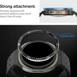 Spigen Galaxy Watch 8 44Mm|Samsung-ETUI SAMSUNG GALAXY WATCH 8 44 MM BEZEL TUNE DIVER CZARNE