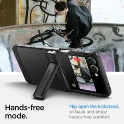 Spigen Samsung|Galaxy Z Flip 7-ETUI SAMSUNG GALAXY Z FLIP 7 TOUGH ARMOR PRO MAG MAGSAFE CZARNE