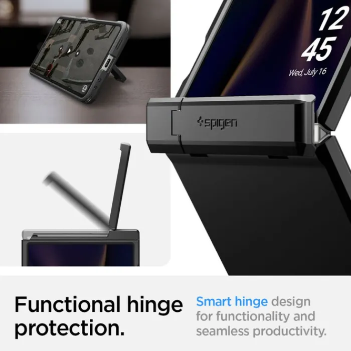 Spigen Samsung|Galaxy Z Flip 7-ETUI SAMSUNG GALAXY Z FLIP 7 TOUGH ARMOR PRO MAG MAGSAFE CZARNE