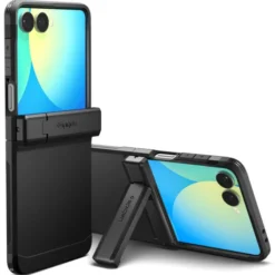 Spigen Samsung|Galaxy Z Flip 7-ETUI SAMSUNG GALAXY Z FLIP 7 TOUGH ARMOR PRO MAG MAGSAFE CZARNE