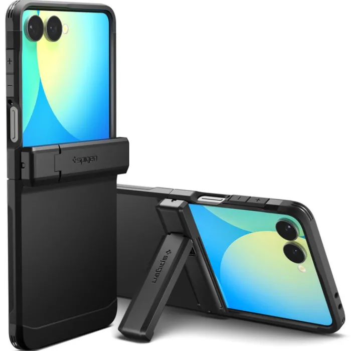 Spigen Samsung|Galaxy Z Flip 7-ETUI SAMSUNG GALAXY Z FLIP 7 TOUGH ARMOR PRO MAG MAGSAFE CZARNE