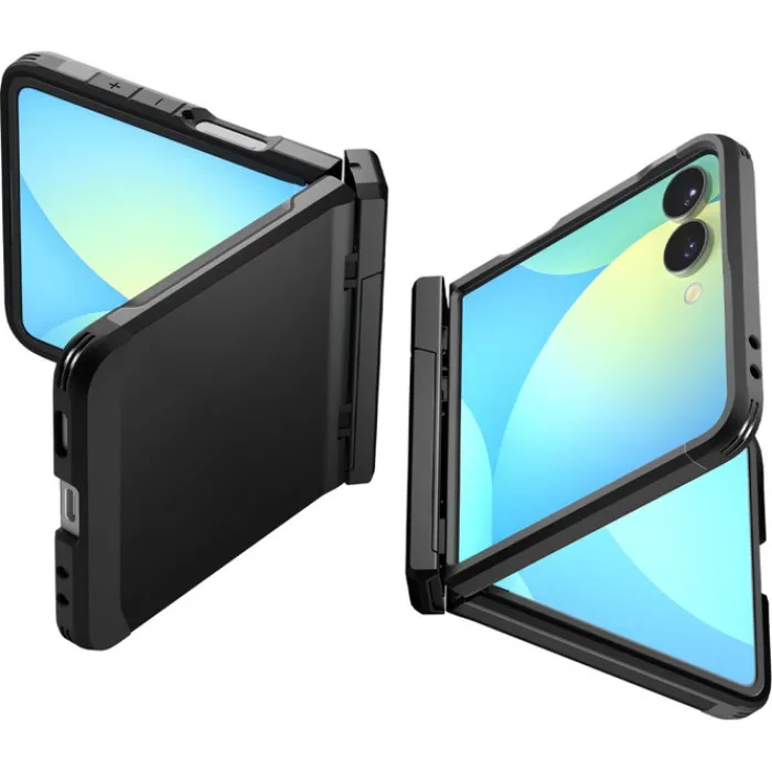 Spigen Samsung|Galaxy Z Flip 7-ETUI SAMSUNG GALAXY Z FLIP 7 TOUGH ARMOR PRO MAG MAGSAFE CZARNE