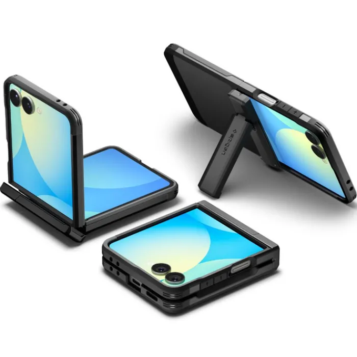 Spigen Samsung|Galaxy Z Flip 7-ETUI SAMSUNG GALAXY Z FLIP 7 TOUGH ARMOR PRO MAG MAGSAFE CZARNE