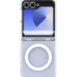 Spigen Samsung|Galaxy Z Flip 7 Fe-ETUI SAMSUNG GALAXY Z FLIP 7 FE Z FLIP 6 ULTRA HYBRID PRO MAGSAFE CLEAR WHITE