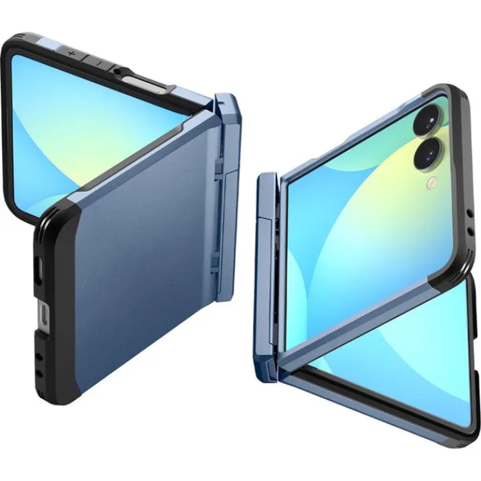 Spigen Samsung|Galaxy Z Flip 7-ETUI SAMSUNG GALAXY Z FLIP 7 TOUGH ARMOR PRO MAGSAFE SIERRA BLUE