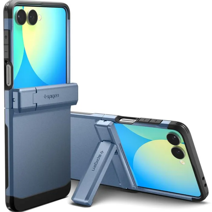 Spigen Samsung|Galaxy Z Flip 7-ETUI SAMSUNG GALAXY Z FLIP 7 TOUGH ARMOR PRO MAGSAFE SIERRA BLUE