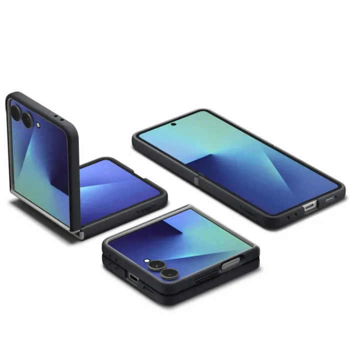 Spigen Samsung|Galaxy Z Flip 7-ETUI SAMSUNG GALAXY Z FLIP 7 NANO POP MAG MAGSAFE BLACK SESAME