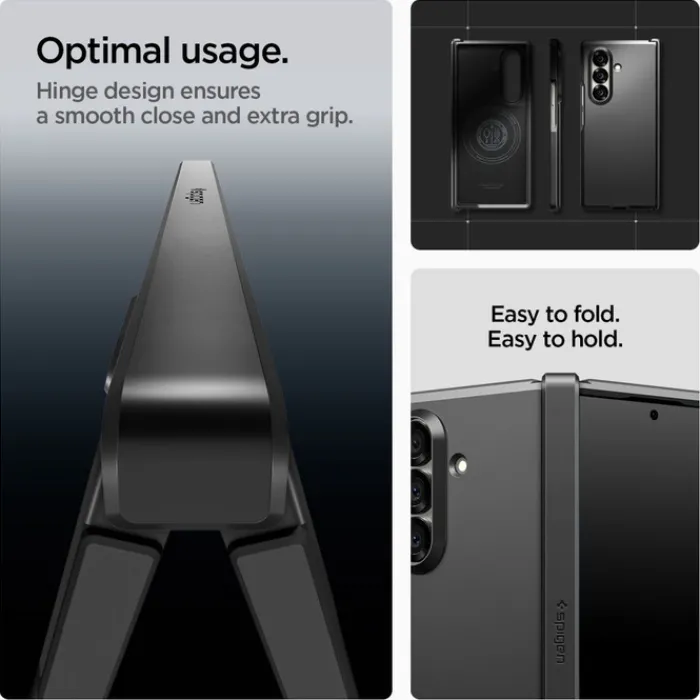 Spigen Samsung|Galaxy Z Fold 7-ETUI SAMSUNG GALAXY Z FOLD 7 TOUGH ARMOR PRO MAG MAGSAFE CZARNE