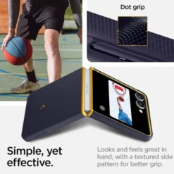 Spigen Samsung|Galaxy Z Flip 7-ETUI SAMSUNG GALAXY Z FLIP 7 NANO POP MAG MAGSAFE GRANATOWY
