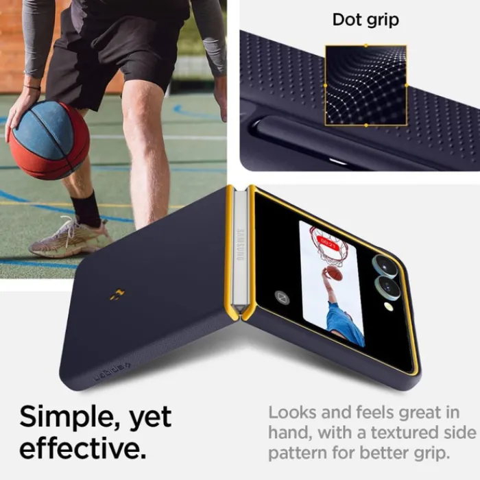 Spigen Samsung|Galaxy Z Flip 7-ETUI SAMSUNG GALAXY Z FLIP 7 NANO POP MAG MAGSAFE GRANATOWY