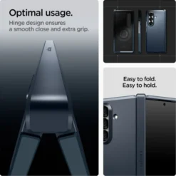 Spigen Samsung|Galaxy Z Fold 7-ETUI SAMSUNG GALAXY Z FOLD 7 TOUGH ARMOR PRO MAG MAGSAFE METAL SLATE