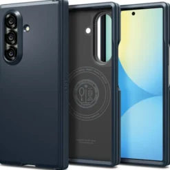 Spigen Samsung|Galaxy Z Fold 7-ETUI SAMSUNG GALAXY Z FOLD 7 TOUGH ARMOR PRO MAG MAGSAFE METAL SLATE