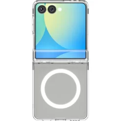 Spigen Samsung|Galaxy Z Flip 7-ETUI SAMSUNG GALAXY Z FLIP 7 ULTRA HYBRID PRO MAG MAGSAFE PRZEZROCZYSTE BIAŁE