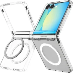 Spigen Samsung|Galaxy Z Flip 7-ETUI SAMSUNG GALAXY Z FLIP 7 ULTRA HYBRID PRO MAG MAGSAFE PRZEZROCZYSTE BIAŁE