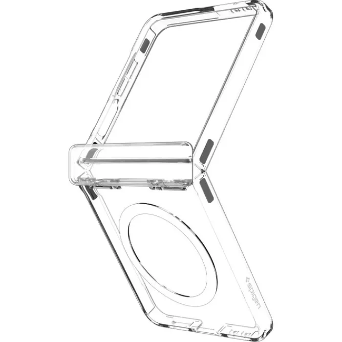Spigen Samsung|Galaxy Z Flip 7-ETUI SAMSUNG GALAXY Z FLIP 7 ULTRA HYBRID PRO MAG MAGSAFE PRZEZROCZYSTE BIAŁE