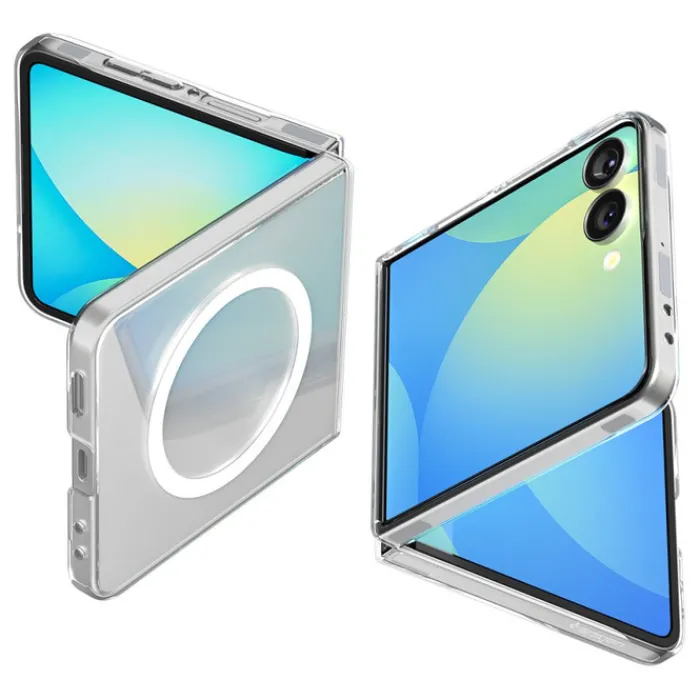 Spigen Samsung|Galaxy Z Flip 7-ETUI SAMSUNG GALAXY Z FLIP 7 AIRSKIN MAG MAGSAFE CRYSTAL PRZEZROCZYSTE BIAŁE