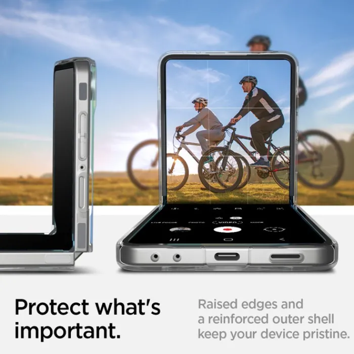 Spigen Samsung|Galaxy Z Flip 7-ETUI SAMSUNG GALAXY Z FLIP 7 AIRSKIN MAG MAGSAFE CRYSTAL PRZEZROCZYSTE BIAŁE