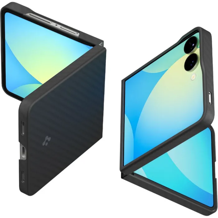 Spigen Samsung|Galaxy Z Flip 7-ETUI SAMSUNG GALAXY Z FLIP 7 AIRSKIN ARAMID CZARNE
