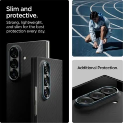 Spigen Samsung|Galaxy Z Fold 7-ETUI SAMSUNG GALAXY Z FOLD 7 AIRSKIN ARAMID CZARNE