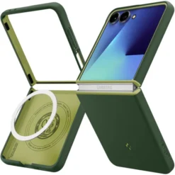 Spigen Samsung|Galaxy Z Flip 7-ETUI SAMSUNG GALAXY Z FLIP 7 NANO POP MAG MAGSAFE AVO GREEN