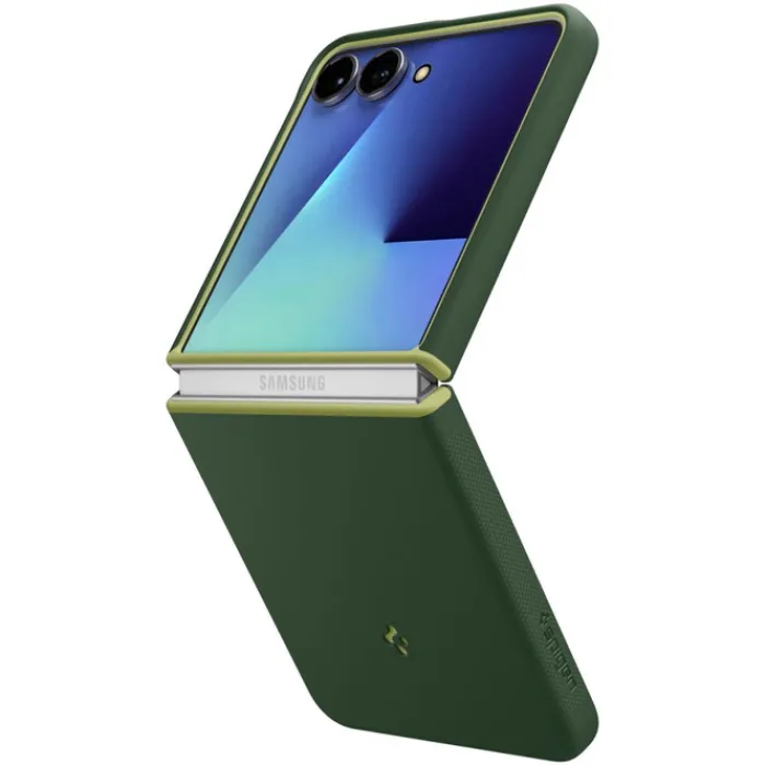 Spigen Samsung|Galaxy Z Flip 7-ETUI SAMSUNG GALAXY Z FLIP 7 NANO POP MAG MAGSAFE AVO GREEN