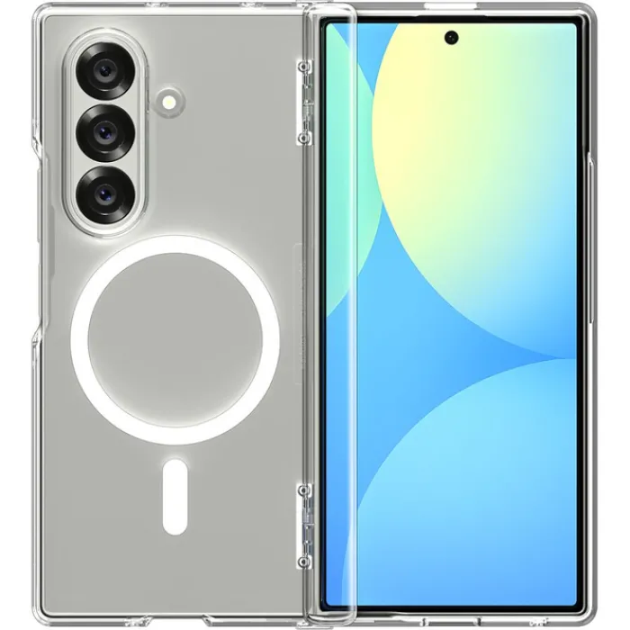 Spigen Samsung|Galaxy Z Fold 7-ETUI SAMSUNG GALAXY Z FOLD 7 ULTRA HYBRID PRO MAG MAGSAFE PRZEZROCZYSTE BIAŁE
