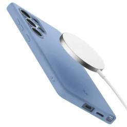 Spigen Samsung|Galaxy S25 Ultra-ETUI SILICONE FIT MAG MAGSAFE SAMSUNG GALAXY S25 ULTRA SAPPHIRE BLUE