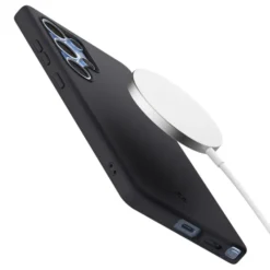 Spigen Samsung|Galaxy S25 Ultra-ETUI SILICONE FIT MAG MAGSAFE SAMSUNG GALAXY S25 ULTRA BLACK