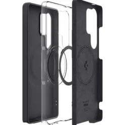 Spigen Samsung|Galaxy S25 Ultra-ETUI SILICONE FIT MAG MAGSAFE SAMSUNG GALAXY S25 ULTRA BLACK